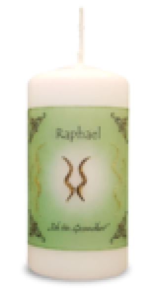 Engelalm Energiekerze klein  „Raphael“ – Gesundheit & Heilung (10 x 5 cm)